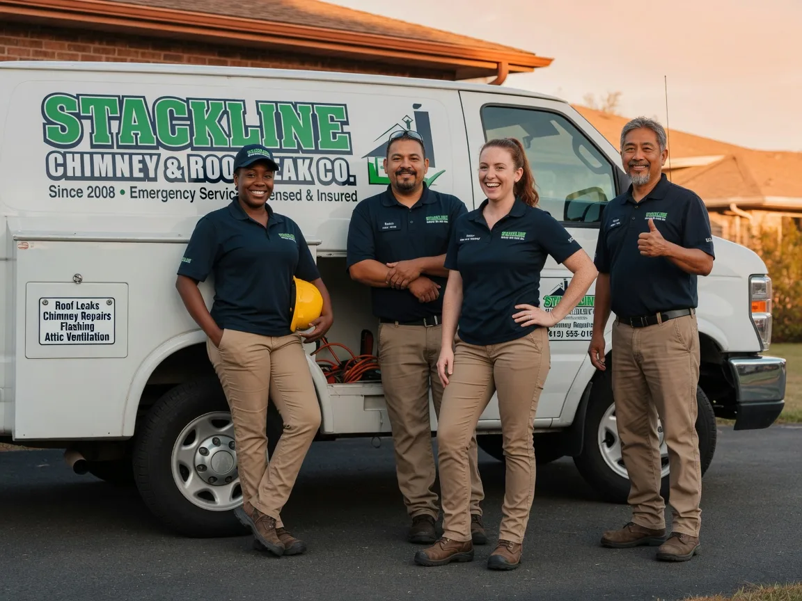 Chimney flashing repair company in Middlesex, NC